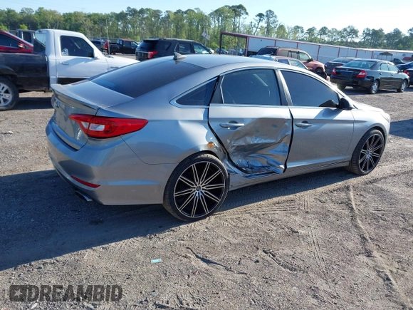 2017 Hyundai Sonata 2.4L with VIN 5NPE24AF4HH447259, listed as a IAAI auction lot 41760091 with 157,371 mi miles and . Bid and sale history available at carsss.com. Image 4.