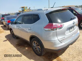 2016 Nissan Rogue SV with VIN 5N1AT2MV9GC745296, listed as a IAAI auction lot 41913694 with 145,192 mi miles and . Bid and sale history available at DreamBid. Image 3.