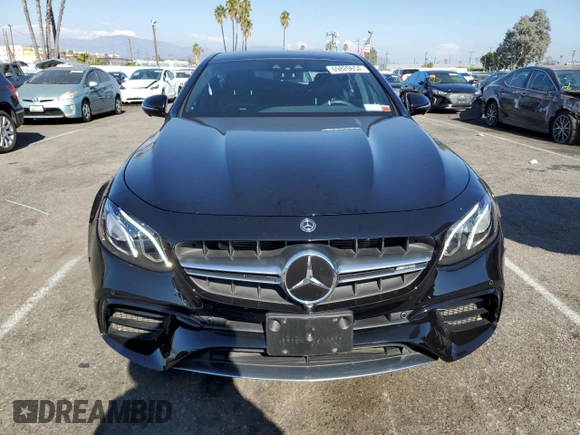 2018 Mercedes-Benz E-Class AMG E 63 S with VIN WDDZF8KB3JA363915, listed as a Copart auction lot 69829654 with 19,485 mi miles and Salvage Title. Bid and sale history available at carsss.com. Image 5.