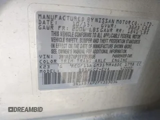 2015 Nissan Sentra S z VIN 3N1AB7AP2FY353036, wystawiony jako IAAI lot #42027149 z przebiegiem 132 432 mil mil oraz . Historia ofert i sprzedaży dostępna na DreamBid. Obrazek 9.