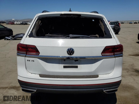 2021 Volkswagen Atlas SE z VIN 1V2WR2CA3MC581108, wystawiony jako Copart lot #55703125 z przebiegiem 76 194 mil mil oraz Szkoda całkowita • Salvage title. Historia ofert i sprzedaży dostępna na DreamBid. Obrazek 6.