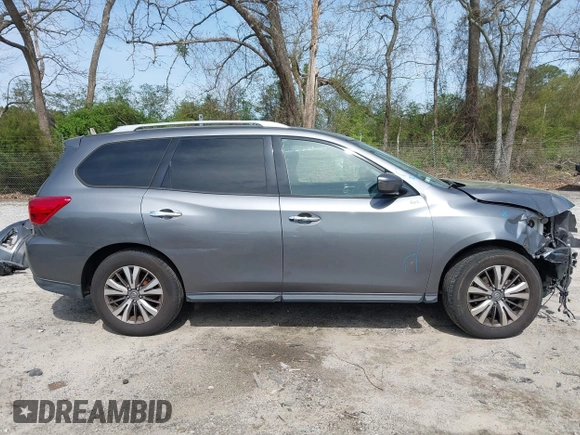 2019 Nissan Pathfinder S with VIN 5N1DR2MN2KC618863, listed as a IAAI auction lot 41922994 with 143,693 mi miles and . Bid and sale history available at DreamBid. Image 14.