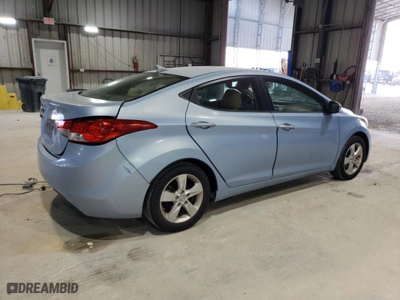 2013 Hyundai Elantra Limited with VIN KMHDH4AE9DU592262, listed as a Copart auction lot 51904215 with 115,947 mi miles and Salvage Title. Bid and sale history available at carsss.com. Image 3.