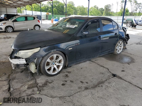 2008 BMW 5 Series 535i z VIN WBANW13548CZ77733, wystawiony jako Copart lot #56861005 z przebiegiem 207 196 mil mil oraz Szkoda całkowita • Salvage title. Historia ofert i sprzedaży dostępna na DreamBid. Obrazek 1.