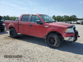 2008 Ford F-150 XL with VIN 1FTRW14W58KB17356, listed as a Copart auction lot 55103535 with 175,429 mi miles and Clean title. Bid and sale history available at DreamBid. Image 4.