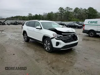 2025 Volkswagen Atlas SE z VIN 1V2JR2CA2SC522901, wystawiony jako Copart lot #44956845 z przebiegiem 1 591 mil mil oraz Szkoda całkowita • Salvage title. Historia ofert i sprzedaży dostępna na DreamBid. Obrazek 12.