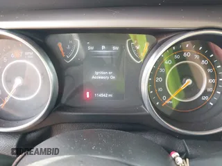 2020 Jeep Wrangler Unlimited Sport S with VIN 1C4HJXDN9LW218468, listed as a IAAI auction lot 42490190 with 114,542 mi miles and . Bid and sale history available at DreamBid. Image 7.