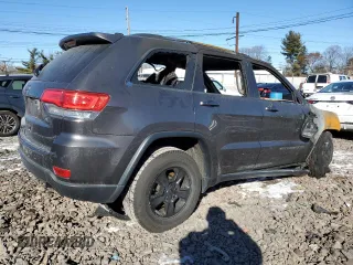 2017 Jeep Grand Cherokee Laredo with VIN 1C4RJFAGXHC849338, listed as a Copart auction lot 41702475 with 0 mi miles and Salvage Title. Bid and sale history available at carsss.com. Image 3.
