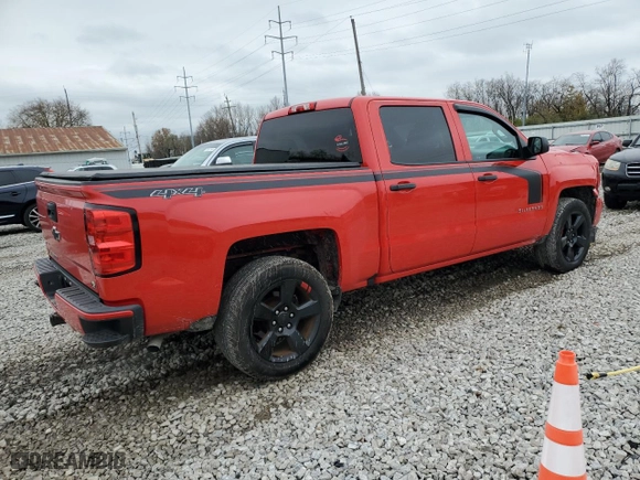 2018 Chevrolet Silverado 1500 Custom with VIN 3GCUKPEC7JG208655, listed as a Copart auction lot 80136394 with 119,941 mi miles and Salvage Title. Bid and sale history available at carsss.com. Image 3.