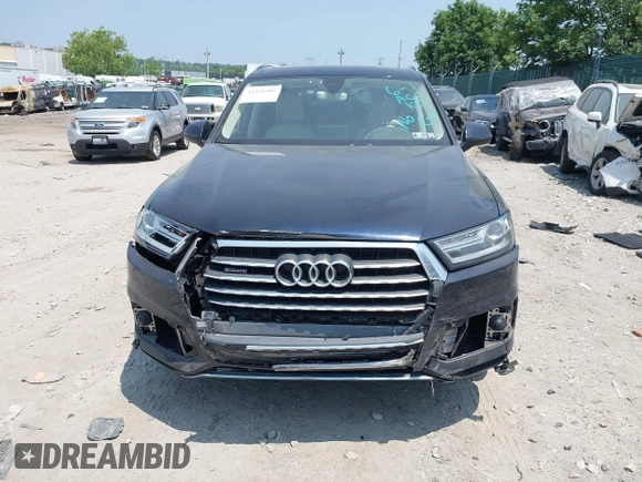 2017 Audi Q7 Premium Plus with VIN WA1LAAF76HD017887, listed as a IAAI auction lot 42426902 with 31,478 mi miles and . Bid and sale history available at DreamBid. Image 6.