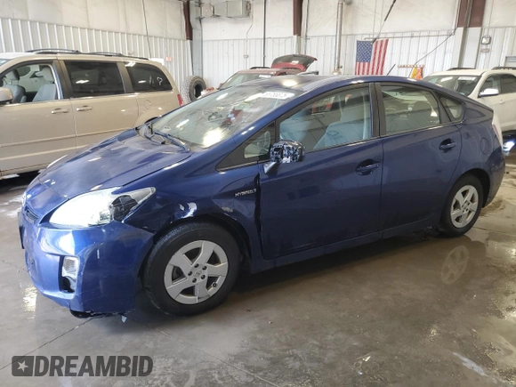 2010 Toyota Prius II with VIN JTDKN3DU9A1271417, listed as a Copart auction lot 55755875 with 208,614 mi miles and Non Repairable. Bid and sale history available at DreamBid. Image 1.