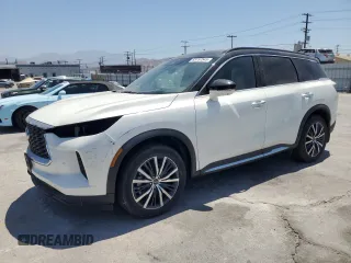 2024 Infiniti QX60 Autograph with VIN 5N1DL1HU8RC352157, listed as a Copart auction lot 63757545 with 2,260 mi miles and Salvage title. Bid and sale history available at DreamBid. Image 1.