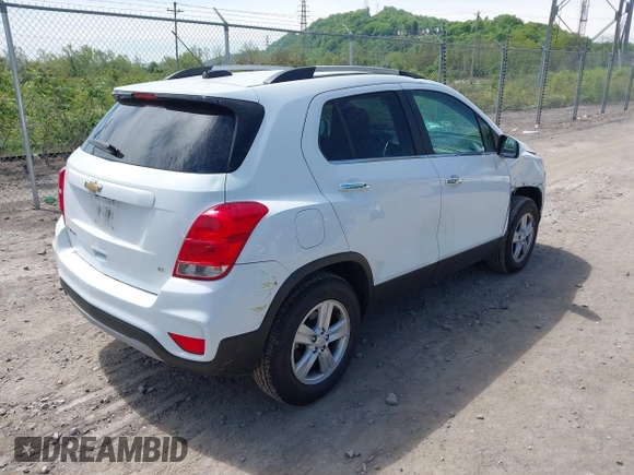 2020 Chevrolet Trax LT with VIN KL7CJPSB5LB002799, listed as a IAAI auction lot 42247119 with 92,459 mi miles and . Bid and sale history available at DreamBid. Image 4.