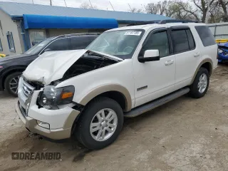 2008 Ford Explorer Eddie Bauer с VIN 1FMEU74E68UB07434, выставлен на аукционе Copart как лот 51187185 с пробегом 183 509 миль миль и Списание • Salvage title. История ставок и продаж доступна на DreamBid. Изображение 1.
