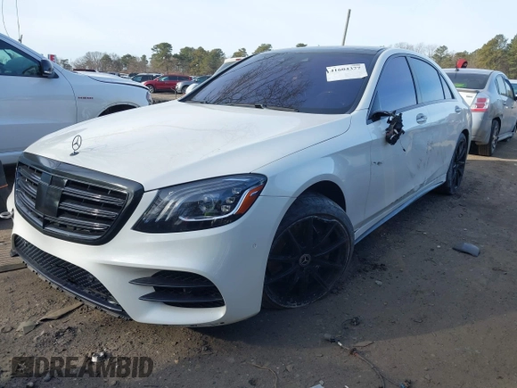 2018 Mercedes-Benz S 560 with VIN WDDUG8DB1JA418379, listed as a IAAI auction lot 41604377 with 71,993 mi miles and . Bid and sale history available at carsss.com. Image 6.