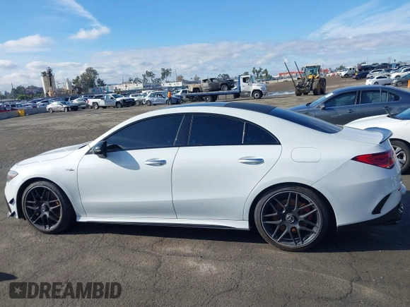 2021 Mercedes-Benz CLA 45 AMG with VIN W1K5J5DB4MN206125, listed as a IAAI auction lot 40928985 with 34,410 mi miles and . Bid and sale history available at DreamBid. Image 14.