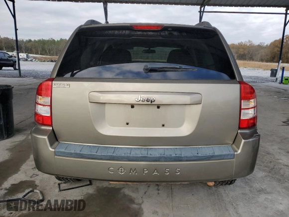2007 Jeep Compass Sport with VIN 1J8FT47W47D368891, listed as a Copart auction lot 85054114 with 251,737 mi miles and Salvage Title. Bid and sale history available at carsss.com. Image 6.
