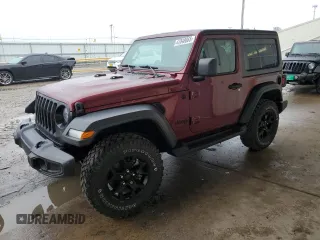 2021 Jeep Wrangler Sport S with VIN 1C4HJXAG9MW774173, listed as a Copart auction lot 47848865 with 43,602 mi miles and Salvage Title. Bid and sale history available at DreamBid. Image 1.