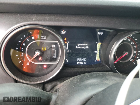 2021 Jeep Gladiator Mojave z VIN 1C6JJTEG4ML545252, wystawiony jako Copart lot #53749455 z przebiegiem 59 830 mil mil oraz Szkoda całkowita • Salvage title. Historia ofert i sprzedaży dostępna na DreamBid. Obrazek 9.