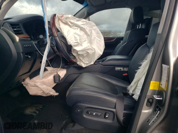 2020 Lexus LX 570 with VIN JTJDY7AX5L4314834, listed as a Copart auction lot 87259254 with Not provided miles and Salvage title. Bid and sale history available at DreamBid. Image 7.