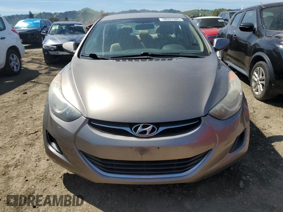 2013 Hyundai Elantra Limited with VIN 5NPDH4AE6DH340032, listed as a Copart auction lot 50267885 with 139,962 mi miles and Salvage Title. Bid and sale history available at DreamBid. Image 5.