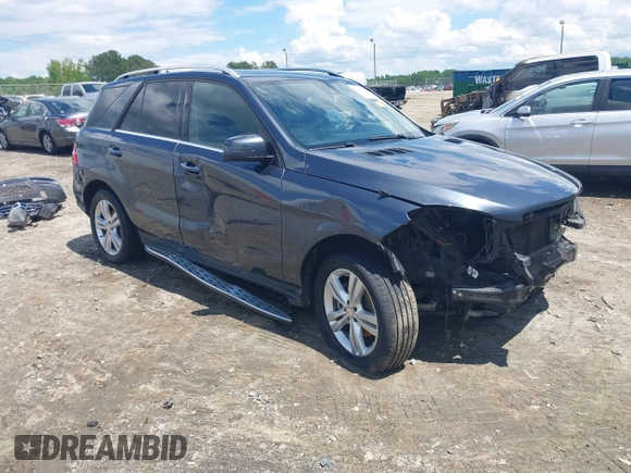 2015 Mercedes-Benz M 350 with VIN 4JGDA5JB7FA574881, listed as a IAAI auction lot 42246279 with 160,196 mi miles and . Bid and sale history available at DreamBid. Image 1.