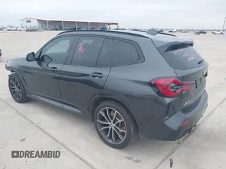2022 BMW X3 sDrive30i with VIN 5UX43DP09N9J17924, listed as a IAAI auction lot 41586274 with 33,607 mi miles and . Bid and sale history available at DreamBid. Image 3.