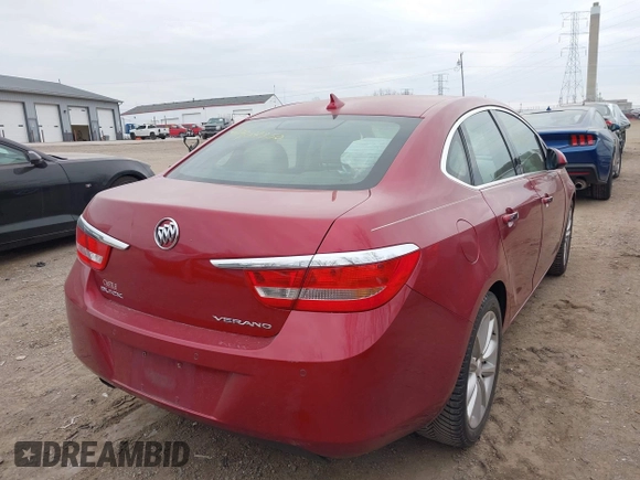 2014 Buick Verano Leather Group with VIN 1G4PS5SK6E4121597, listed as a IAAI auction lot 41904850 with 116,905 mi miles. Bid and sale history available at carsss.com. Image 4.