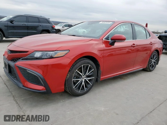 2023 Toyota Camry SE with VIN 4T1G11AK0PU172352, listed as a Copart auction lot 46303455 with 54,374 mi miles and Clean Title. Bid and sale history available at DreamBid. Image 1.