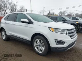 2017 Ford Edge SEL with VIN 2FMPK4J95HBB55940, listed as a IAAI auction lot 41828126 with 63,699 mi miles. Bid and sale history available at carsss.com. Image 1.