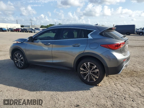 2017 Infiniti QX30 Luxury with VIN SJKCH5CR3HA030285, listed as a Copart auction lot 78579464 with 74,645 mi miles and Salvage Title. Bid and sale history available at carsss.com. Image 2.
