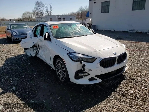 2021 BMW 2 Series 228i xDrive with VIN WBA73AK04M7G38578, listed as a Copart auction lot 48607725 with 48,963 mi miles and Salvage title. Bid and sale history available at DreamBid. Image 14.