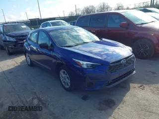 2024 Subaru Impreza with VIN JF1GUABC4R8315694, listed as a IAAI auction lot 41483072 with 16,493 mi miles. Bid and sale history available at carsss.com. Image 1.