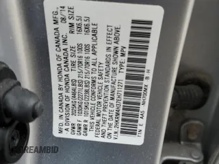 2014 Honda CR-V LX with VIN 2HKRM4H37EH711271, listed as a Copart auction lot 48979485 with 123,075 mi miles and Salvage Title. Bid and sale history available at carsss.com. Image 13.