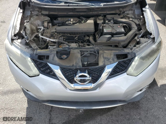 2015 Nissan Rogue S with VIN KNMAT2MT7FP554888, listed as a Copart auction lot 50465275 with 152,742 mi miles and Clean Title. Bid and sale history available at carsss.com. Image 12.