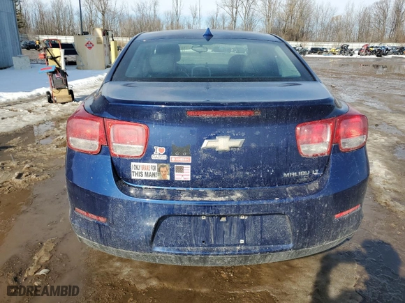 2013 Chevrolet Malibu LT with VIN 1G11C5SAXDU139607, listed as a Copart auction lot 46499995 with 135,878 mi miles and Clean Title. Bid and sale history available at carsss.com. Image 6.