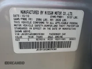2011 Infiniti M with VIN JN1BY1AR2BM376380, listed as a Copart auction lot 70558504 with 170,760 mi miles and Salvage Title. Bid and sale history available at DreamBid. Image 12.