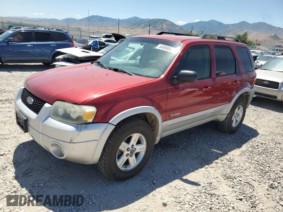 2007 Ford Escape Hybrid z VIN 1FMCU59H77KA61881, wystawiony jako Copart lot #64988665 z przebiegiem 242 536 mil mil oraz Czysty tytuł • Clean title. Historia ofert i sprzedaży dostępna na DreamBid. Obrazek 1.