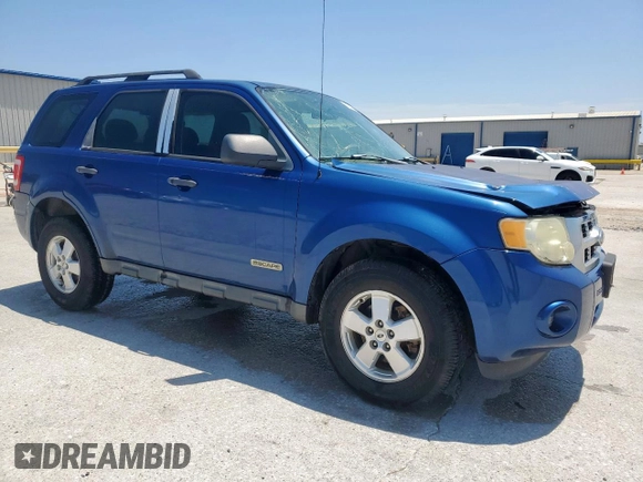 2008 Ford Escape XLS with VIN 1FMCU02Z88KA13443, listed as a Copart auction lot 61202005 with 226,678 mi miles and Salvage title. Bid and sale history available at DreamBid. Image 4.