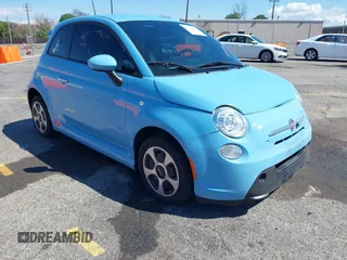 2016 FIAT 500e with VIN 3C3CFFGE3GT248390, listed as a IAAI auction lot 41755852 with 37,991 mi miles. Bid and sale history available at carsss.com. Image 1.