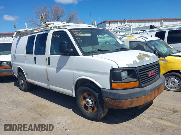 2008 GMC Savana Cargo with VIN 1GTGG25C581185130, listed as a IAAI auction lot 41969370 with 139,437 mi miles and . Bid and sale history available at carsss.com. Image 1.
