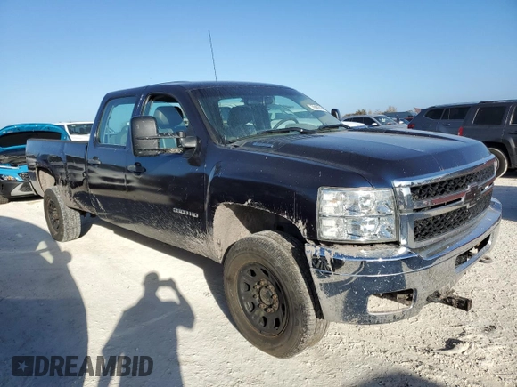 2011 Chevrolet Silverado 3500HD DRW Work Truck with VIN 1GC4KZCG6BF217397, listed as a Copart auction lot 76882464 with 93,305 mi miles and Salvage Title. Bid and sale history available at carsss.com. Image 4.