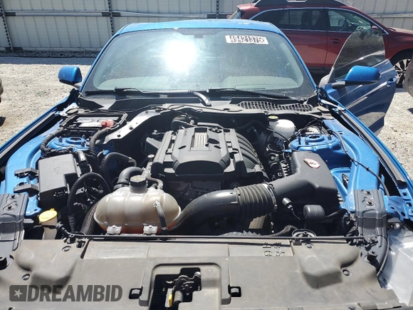 2019 Ford Mustang EcoBoost with VIN 1FA6P8TH7K5135266, listed as a Copart auction lot 49421375 with 80,591 mi miles and Clean Title. Bid and sale history available at carsss.com. Image 11.