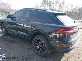 2022 Audi Q8 Premium Plus with VIN WA1EVBF1XND033147, listed as a IAAI auction lot 41197522 with 50,512 mi miles. Bid and sale history available at carsss.com. Image 3.
