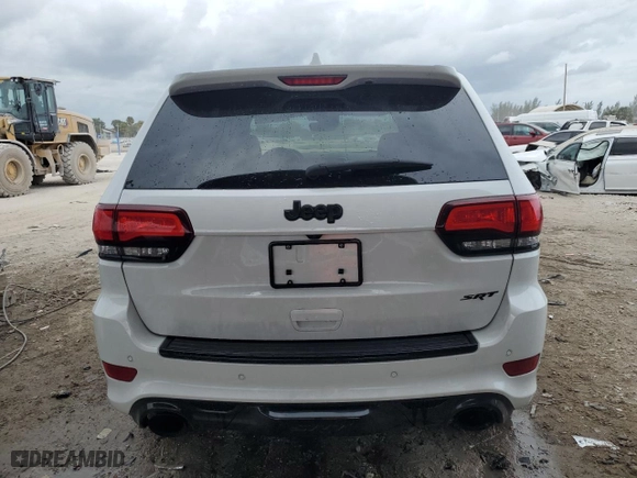 2021 Jeep Grand Cherokee SRT with VIN 1C4RJFDJ6MC548812, listed as a Copart auction lot 83542224 with 46,309 mi miles and Clean Title. Bid and sale history available at carsss.com. Image 6.