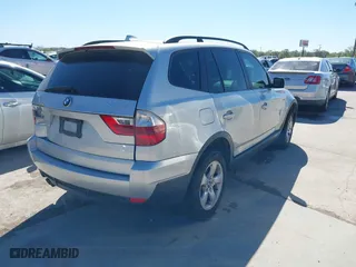 2007 BMW X3 3.0si with VIN WBXPC93467WF23755, listed as a IAAI auction lot 41862972 with 97,477 mi miles. Bid and sale history available at carsss.com. Image 4.