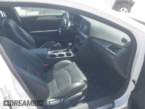 2015 Hyundai Sonata Sport with VIN 5NPE34AB1FH067383, listed as a IAAI auction lot 42075777 with 109,403 mi miles and . Bid and sale history available at carsss.com. Image 5.