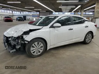 2024 Nissan Sentra S z VIN 3N1AB8BV3RY242888, wystawiony jako Copart lot #47298825 z przebiegiem 51 510 mil mil oraz Szkoda całkowita • Salvage title. Historia ofert i sprzedaży dostępna na DreamBid. Obrazek 1.