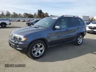 2003 BMW X5 4.4i with VIN 5UXFB33583LH49887, listed as a Copart auction lot 49739465 with 178,534 mi miles and Clean Title. Bid and sale history available at carsss.com. Image 1.