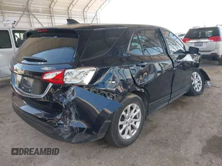 2021 Chevrolet Equinox LS with VIN 3GNAXHEV0MS123855, listed as a IAAI auction lot 42363296 with 32,810 mi miles and . Bid and sale history available at DreamBid. Image 4.